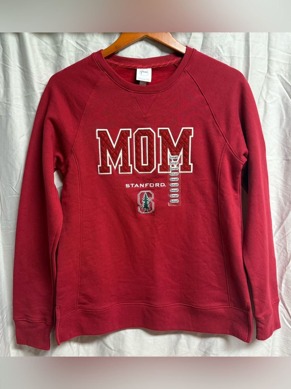 Stanford MOM Crewneck Sweatshirt - Cardinal Red size Small New with tags